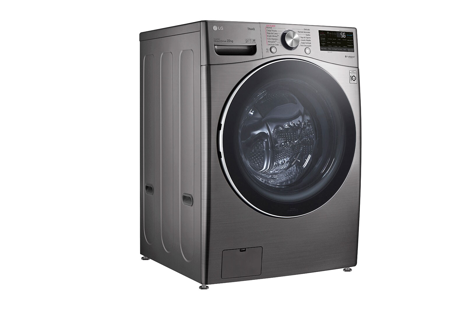 LG Lavadora LG Carga Frontal AI DD™ 22kg, WM22VV2S6R