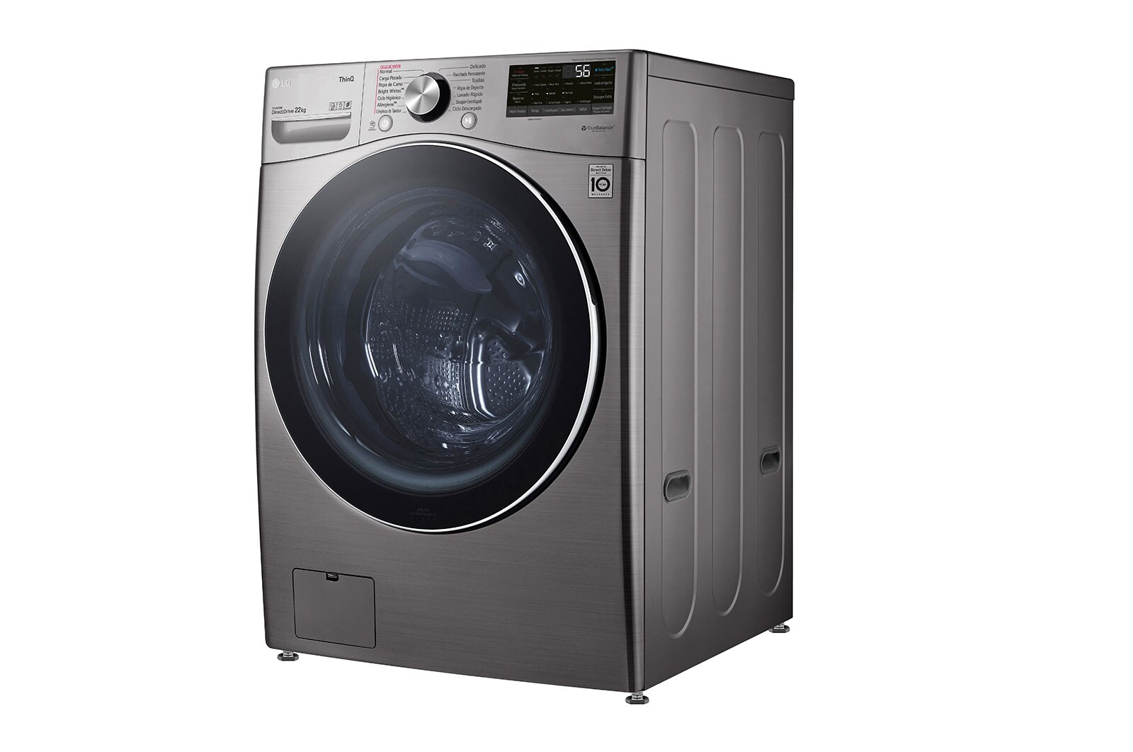 LG Lavadora LG Carga Frontal AI DD™ 22kg, WM22VV2S6R