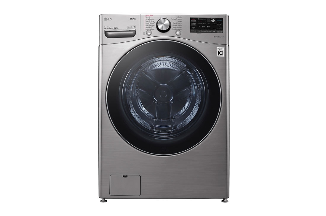 LAVADORA LG CARGA FRONTAL AI DD™ 22KG - WM22VV2S6R | LG MX