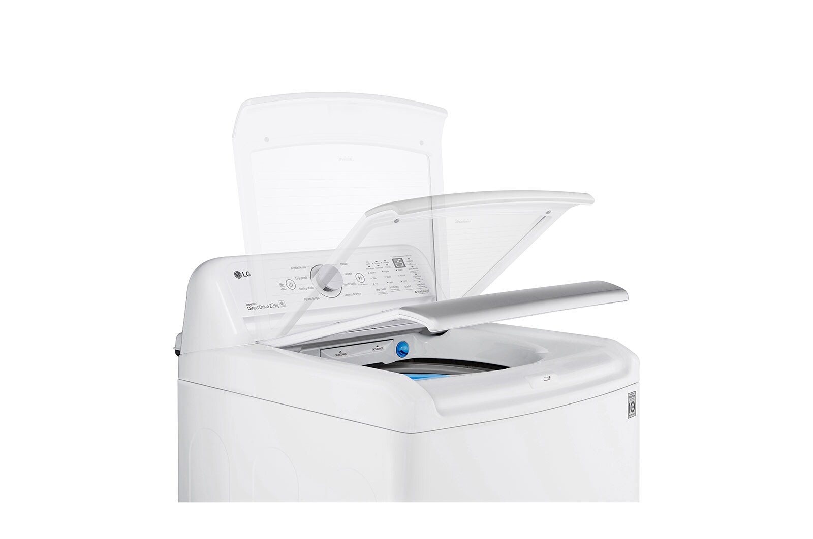 LG Lavadora Carga Superior Motor Inverter 22kg, WT22WT6HK