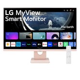 Smart Monitor LG MyView de 27 pulgadas Full HD IPS con webOS, rosa