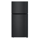 Refrigerador LG Top Freezer 20 pies cúbicos Negro Essence Smart Inverter