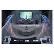 LG Soundbar | Barra de sonido LG S80QR | 5.1.3 canales | Dolby Atmos y MERIDIAN, S80QR