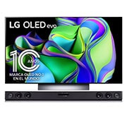 Front view with soundbar