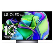 LG Pantalla LG AI OLED evo 48 pulgadas C3 4K SMART TV con ThinQ AI + LG Sound Bar SK1D, OLED48C3PSA.SK1D