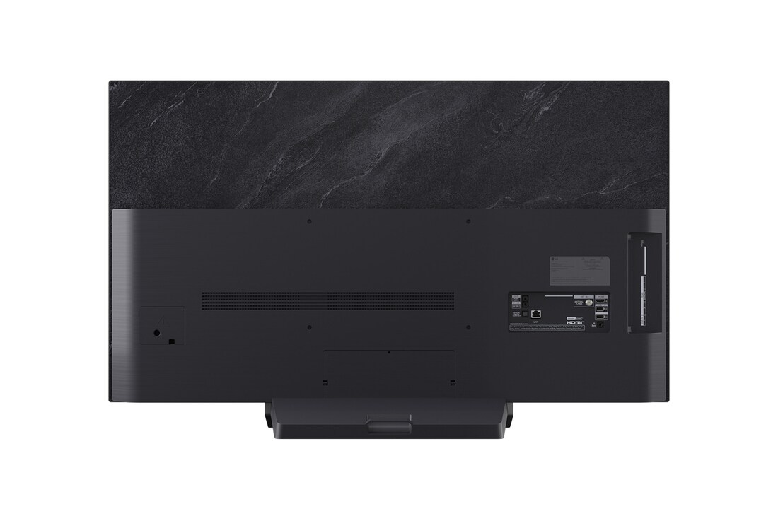 Rear view of LG OLED evo AI C5 4K Smart TV.