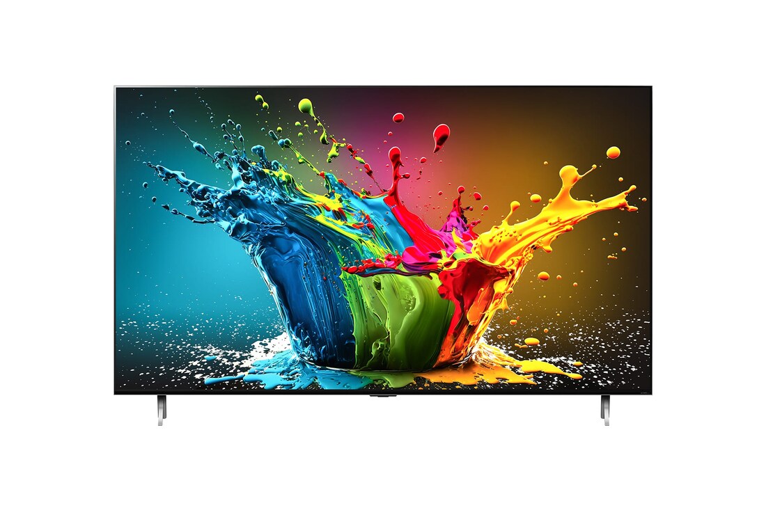 Front view of LG QNED TV, QNED99