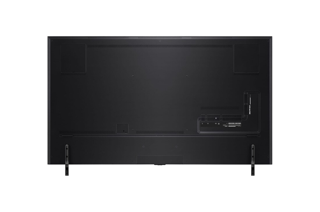 Rear view of LG QNED TV, QNED99