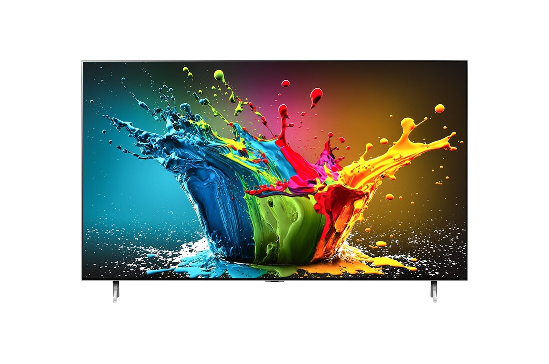 Front view of LG QNED TV, QNED99