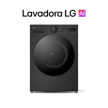 Vista frontal de la lavadora LG AI.