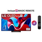 Pantalla LG AI OLED evo AI C4 65 pulgadas 4K SMART TV 2024 ThinQ AI