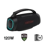 Bocina Bluetooth portátil LG XBOOM Go XG8T de grado militar y batería de 15 horas de duración