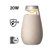 LG XBOOM 360 XO2TBE bocina bluetooth con sonido omnidireccional 360° , beige