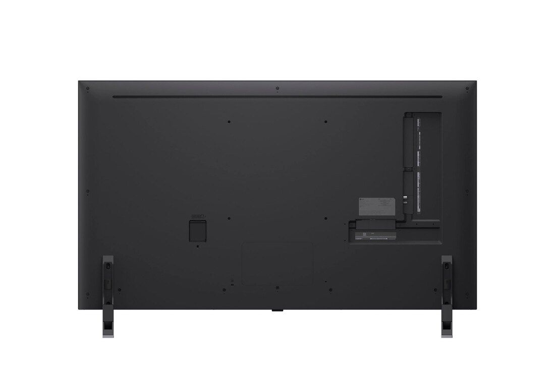 Vista posterior del TV LG QNED evo QNED85