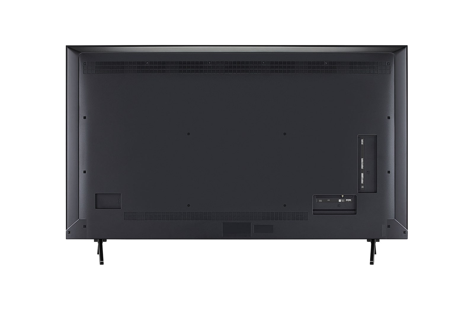 Left-facing side view of LG QNED evo QNED92 TV.