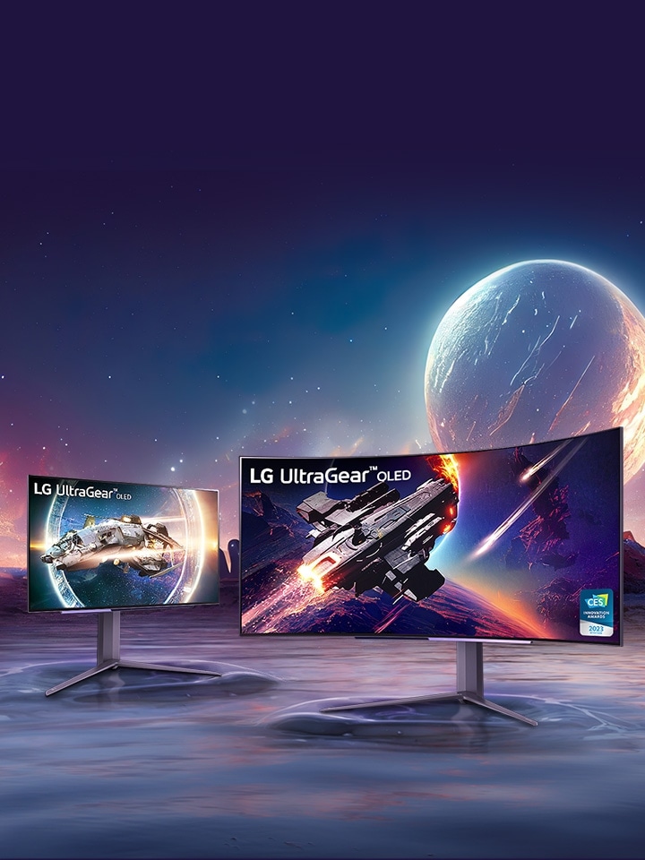 This is an image showing the LG Gaming Monitors.