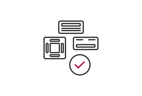 Icon for Indoor Solutions for Any Space is illustrated with various air conditioning units, each marked with a check, symbolizing versatility.
