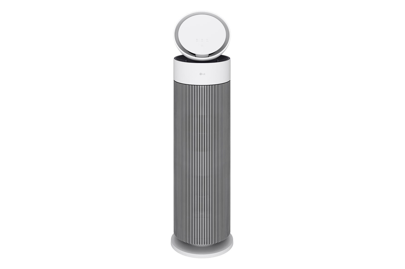 Front view of the LG PuriCare™ AeroBooster Air Purifier AS55GGWX0.AML