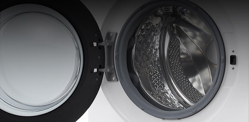 It shows the image of the interior of the washing machine
