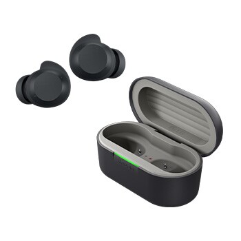 cradle rear view with earbuds apart