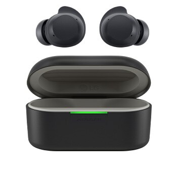 front view with earbuds apart