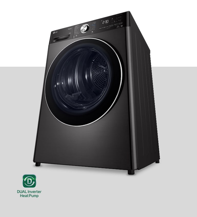 DUAL Inverter Heat Pump™ Dryer product image with logo