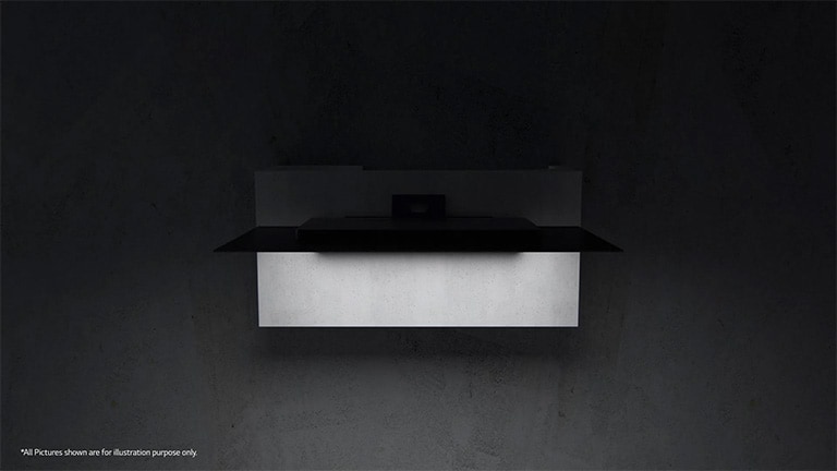 A design film of LG Sound Bar SC9S. Play the video.