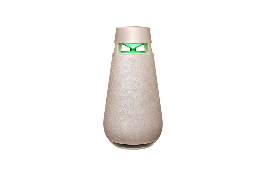 LG XBOOM 360 Portable Wireless Bluetooth Speaker with Omnidirectional Sound - Beige, XO3QBE