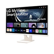 LG 27" Full HD IPS Smart Monitor with webOS, 27SR50F-W