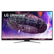Front view of 48&#39;&#39; UltraGear™ UHD OLED Monitor with Anti-Glare Low Reflection 0.1ms R/T 120Hz and G-SYNC® Compatible 48GQ900-B