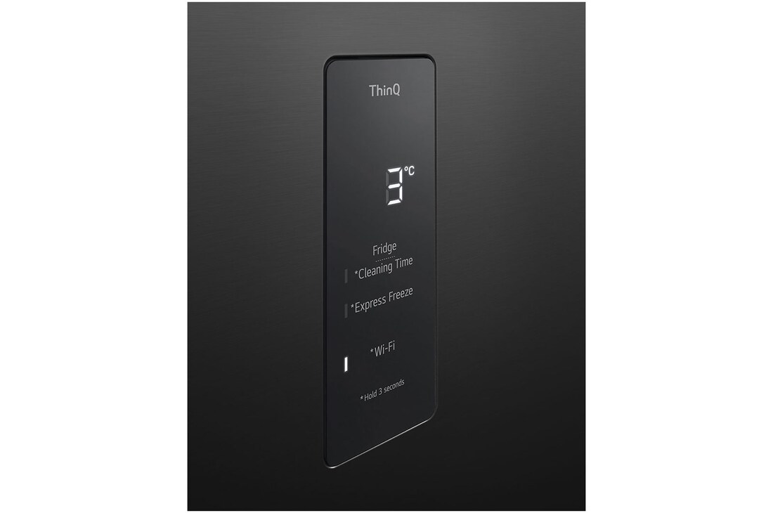 LG 493L Top Freezer Fridge in Essence Matt Black , GN-B452PQBK