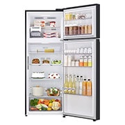 LG 493L Top Freezer Fridge in Essence Matt Black , GN-B452PQBK