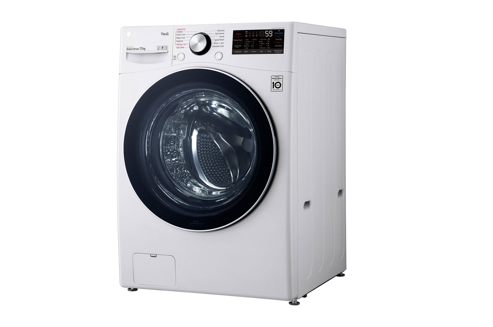 LG 15kg Washing Machine with AI Direct Drive™ and TurboWash™, F2515STGW