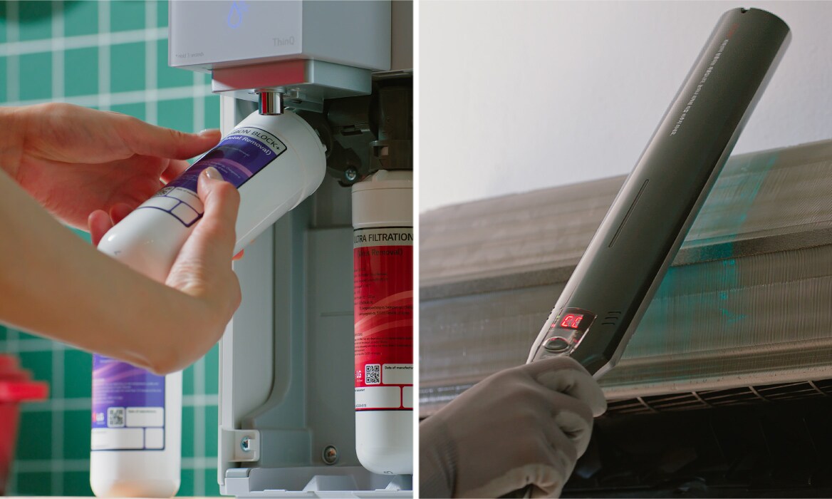 Varying Hassle Free Maintenance Care Service from Self-Service, Regular Visit or Combine Maintenance.