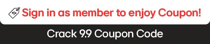Crack 9.9 Coupon Code