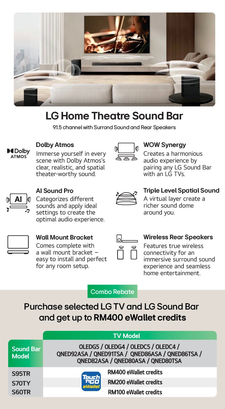 LG Energy Saving Soundbar