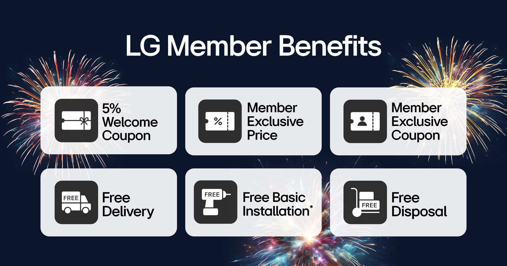 Ultimate Opening Party LG Member Benefits