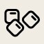 Een pictogram toont de optie voor ijsblokjes