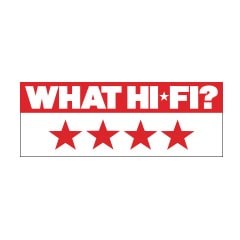 Logo van What Hi-Fi. 