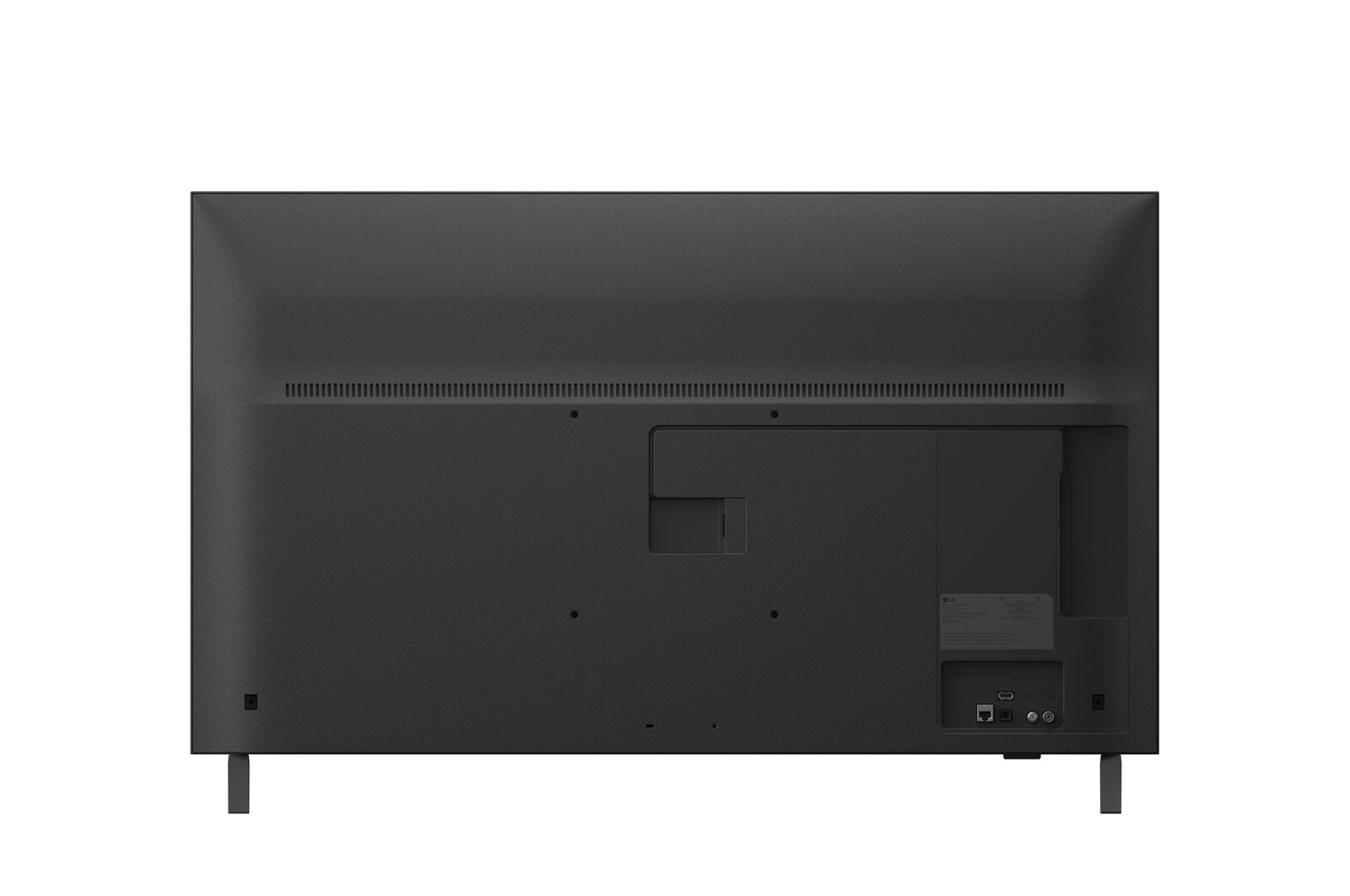LG AI Magic Remote voor een LG TV-scherm. Op het scherm staat een persoonlijke begroeting van de LG AI met aangepaste trefwoorden op basis van de zoek- en kijkschiedenis van de gebruiker. Bij de afstandsbediening staat een pictogram en een label die aangeven dat de AI Concierge-functie eenvoudig toegankelijk is door kort op de AI-knop te drukken. 