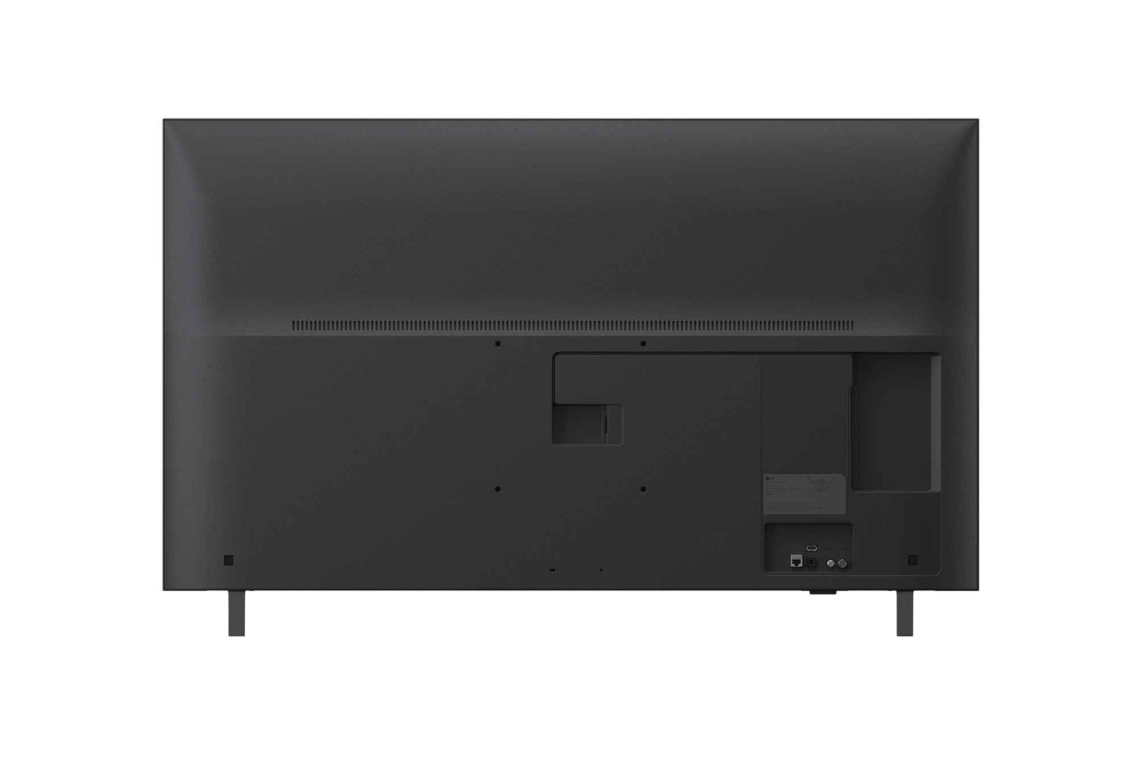 LG AI Magic Remote voor een LG TV-scherm. Op het scherm staat een persoonlijke begroeting van de LG AI met aangepaste trefwoorden op basis van de zoek- en kijkschiedenis van de gebruiker. Bij de afstandsbediening staat een pictogram en een label die aangeven dat de AI Concierge-functie eenvoudig toegankelijk is door kort op de AI-knop te drukken. 