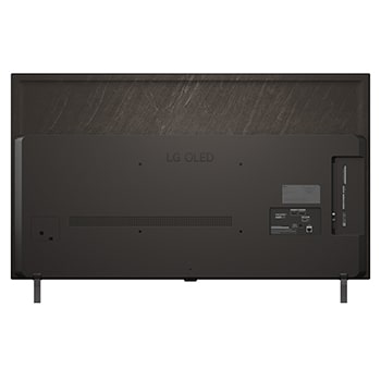 Achteraanzicht van LG OLED AI B5 4K Smart TV.