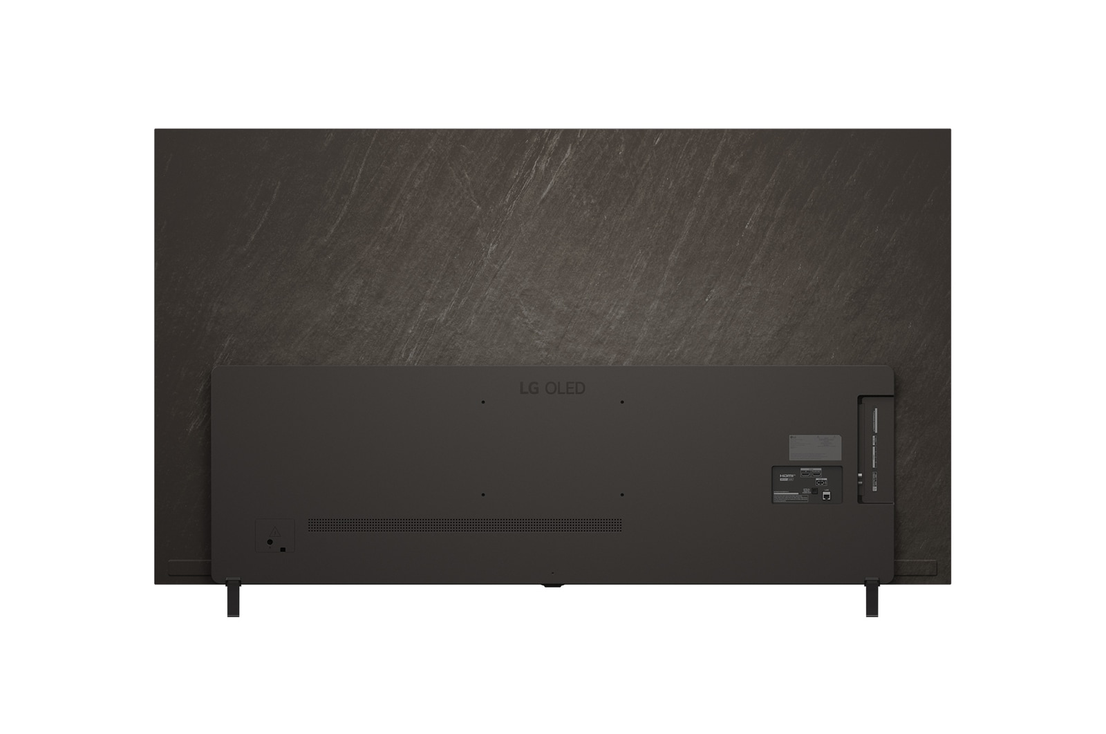 Zijaanzicht van LG OLED AI B5 4K Smart TV.