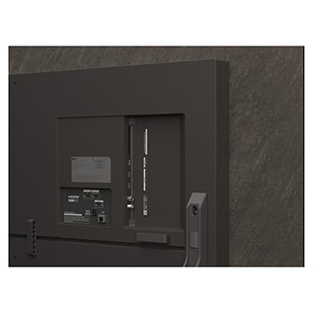 Achteraanzicht van LG OLED AI B5 4K Smart TV.