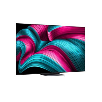 Achteraanzicht van LG OLED evo AI C5 4K Smart TV.