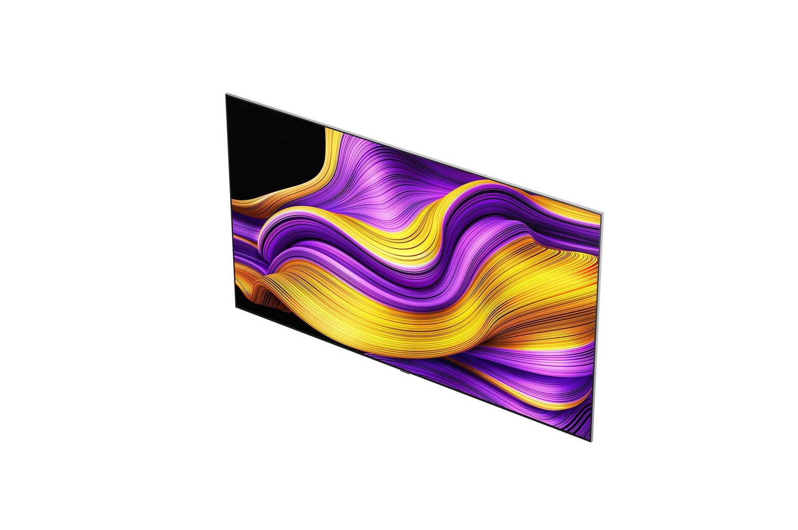 alpha 11 AI Processor Gen2 staat tegen een donkere achtergrond. Het gloeit met paars en blauw licht van binnenuit en verlicht de microchipcircuits eromheen. De titel vertelt hoe de processor die is toegewijd aan LG OLED evo 4K-kwaliteit, verbluffende kleuren en helderheid levert met precisie op pixelniveau. Prestatiestatistieken zijn zichtbaar. 6,7 keer grotere AI-neurale verwerking, NPU. 2,2 keer snellere werking, CPU. 3,6 keer verbeterde graphics, GPU.