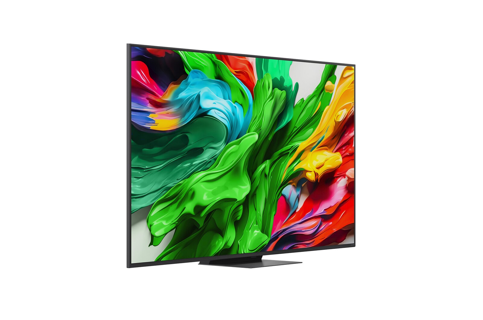 Achteraanzicht van LG QNED evo TV
