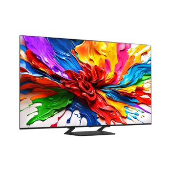 3D holografische bloem in veel verschillende tinten tegen een zwarte achtergrond. De definitie en het detail van de bloem laten zien dat QNED MiniLED beelden kan produceren met uitzonderlijke kleuren, helderheid en contrast. De titel vertelt hoe MiniLED de helderheid verbetert en een uitzonderlijk contrast biedt.