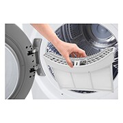 LG 18kg Droger Wit | DUAL Inverter Heat Pump™ | AI DD™ | Auto Cleaning Condenser, RH18U8AVCW