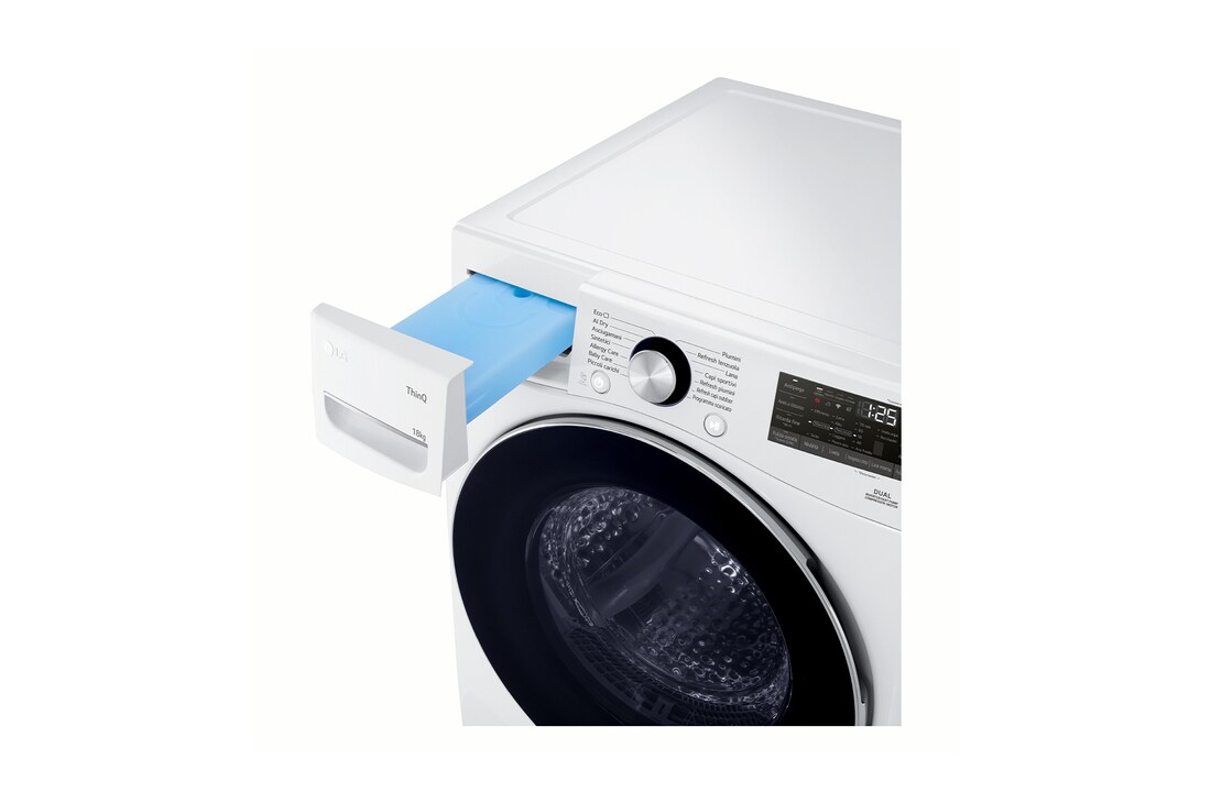 LG 18kg Droger Wit | DUAL Inverter Heat Pump™ | AI DD™ | Auto Cleaning Condenser, RH18U8AVCW